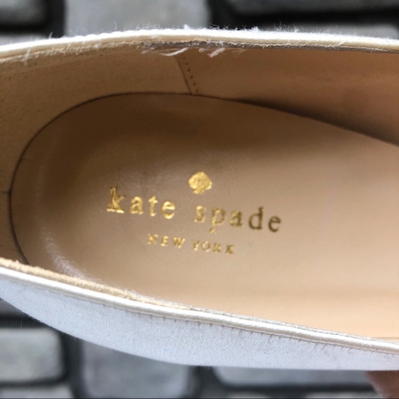 Kate Spade Ivory Satin Rhinestone Pumps NEW sz 10 - Picture 9 of 12